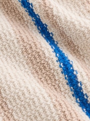 Blue/Neutral Stripe Knitted Baby Romper (0mths-3yrs) - Image 7 of 7