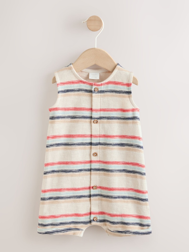 Красный/синий в полоску - Трикотажные комбинезоны для малышей (0mths-3yrs) - Изображение 1 8