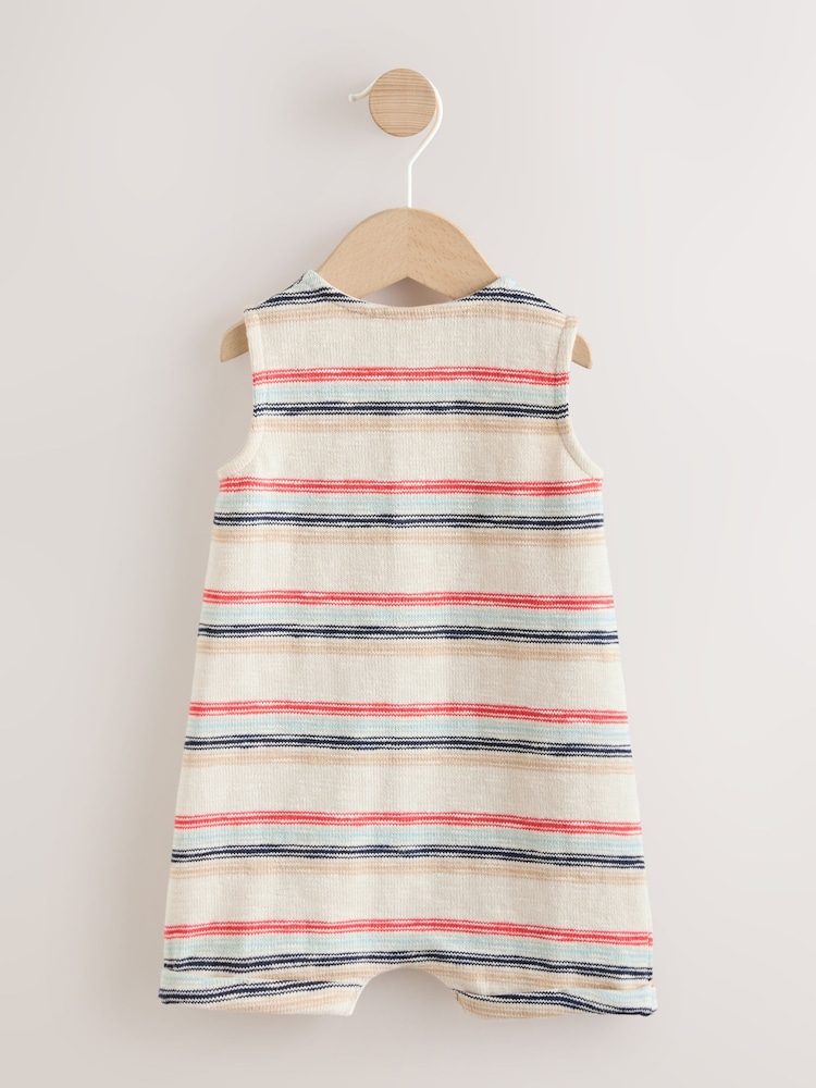 Красный/синий в полоску - Трикотажные комбинезоны для малышей (0mths-3yrs) - Изображение 2 8