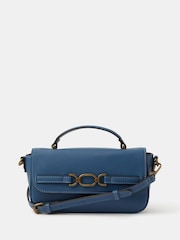 Accessorize Blue Snaffle Cross-body Bag - Image 1 of 2