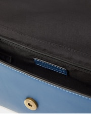 Accessorize Blue Snaffle Cross-body Bag - Image 2 of 2