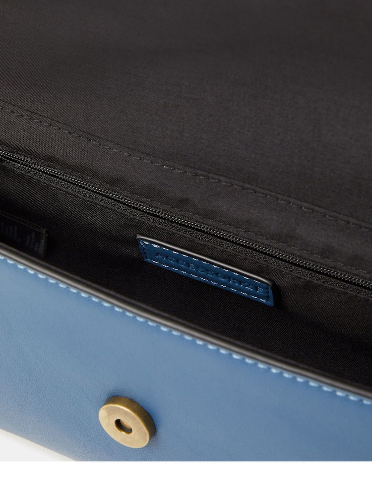 Accessorize Blue Snaffle Cross-body Bag - Image 2 of 2