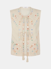 Accessorize Mirror Embroidered Waistcoat - Imagen 1 de 1