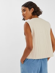 Accessorize Natural Mirror Embroidered Waistcoat - Image 2 of 4