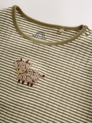 Brown/Blue/Cream Hamish Farm Baby Top and Leggings Set 6 Piece (0mths-3yrs) - Image 13 of 16
