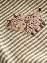 Brown/Blue/Cream Hamish Farm Baby Top and Leggings Set 6 Piece (0mths-3yrs) - Image 15 of 16