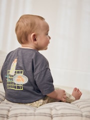 Grey Picnic Top & Trousers Baby Set (0mths-2yrs) - Image 1 of 2