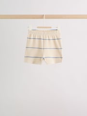 Neutral/Blue Stripe Top and Short Towelling Baby Set (0mths-2yrs) - Image 4 of 14