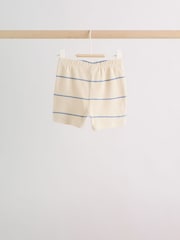 Neutral/Blue Stripe Top and Short Towelling Baby Set (0mths-2yrs) - Image 6 of 14