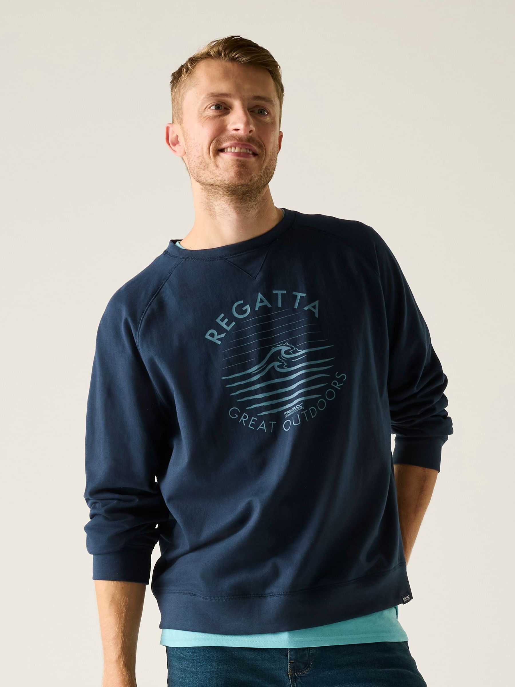 Regatta Men's Nithsdale Soft Sweatshirt - Navy - XXL - Image 4