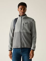 Regatta Grey Frankie Colour Block Fleece - Image 1 of 7