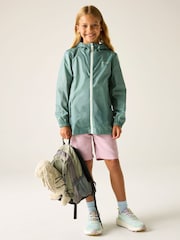 Regatta Green Kids Waterproof Pack It Jacket - Image 1 of 7