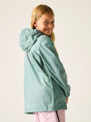 Regatta Green Kids Waterproof Pack It Jacket - Image 3 of 7