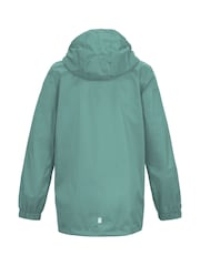 Regatta Green Kids Waterproof Pack It Jacket - Image 7 of 7