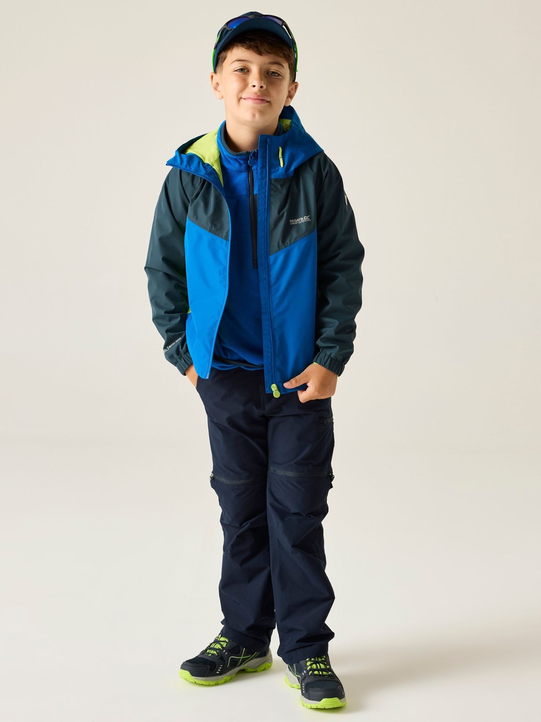 Buy Regatta Navy Hanleigh Waterproof Jacket from Next USA