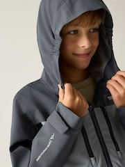 Γκρι - Αδιάβροχο Παιδικό Μπουφάν Regatta Highton - Εικόνα 4 από 9