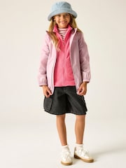 Regatta Purple Kids Waterproof Pack It Jacket - Image 2 of 9