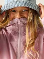 Regatta Purple Kids Waterproof Pack It Jacket - Image 5 of 9