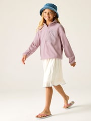 Μωβ - Regatta Παιδικό Frankie Φλις με Μισό Φερμουάρ - Εικόνα 3 του 7