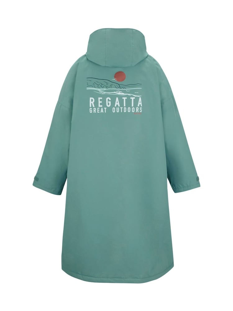 Regatta Green Adult Waterproof Coat - Image 2 of 3