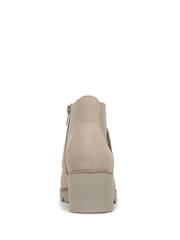 Vionic Wide Fit Cream Abby Arch Support Wedge Ankle Boots - Image 5 of 7