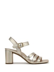 Vionic Gold Nora Wide Fit Arch Support Ankle Strap Sandals - Image 1 of 7