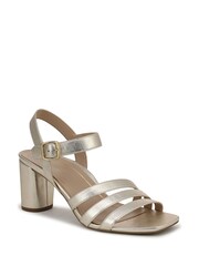 Vionic Gold Nora Wide Fit Arch Support Ankle Strap Sandals - Image 3 of 7
