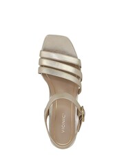 Vionic Gold Nora Wide Fit Arch Support Ankle Strap Sandals - Image 6 of 7