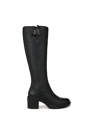 Vionic Sonora Wide Fit Arch Support Knee High Black Boots - Image 1 of 7