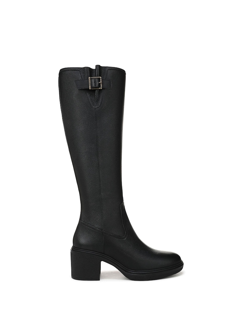 Vionic Sonora Wide Fit Arch Support Knee High Black Boots - Image 1 of 7 Vionic Sonora Wide Fit Arch Support Knee High Black Boots - Image 1 of 7