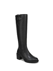 Vionic Sonora Wide Fit Arch Support Knee High Black Boots - Image 2 of 7
