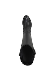 Vionic Sonora Wide Fit Arch Support Knee High Black Boots - Image 6 of 7