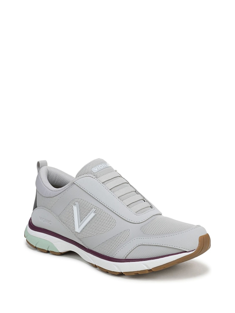 Vionic Darcy Wide Fit Arch Support Trainers - Image 1 of 7 Vionic Darcy Wide Fit Arch Support Trainers - Image 1 of 7