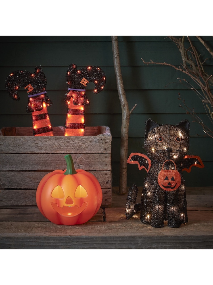 Lights4fun Black Cat Battery Outdoor Halloween Decoration - Image 3 of 3