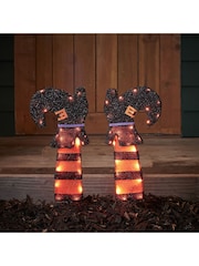 Lights4fun Orange Witchs Legs Halloween Garden Stake Lights - Image 1 of 1