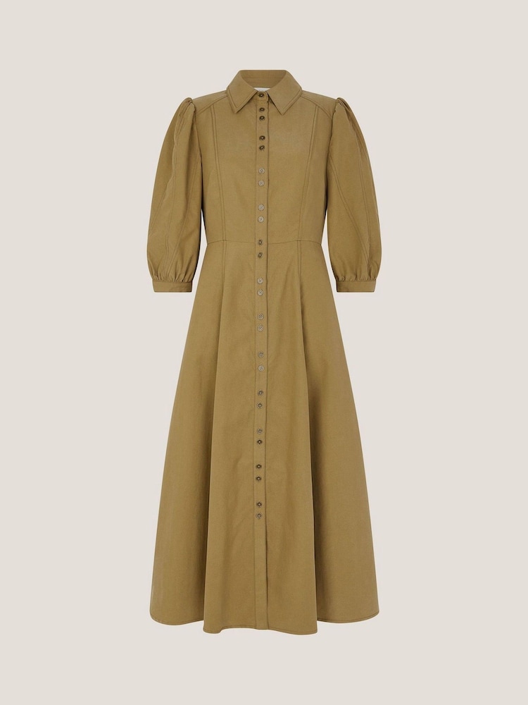 Monsoon Verity Midi Shirt Dress - Imagem 1 de 1