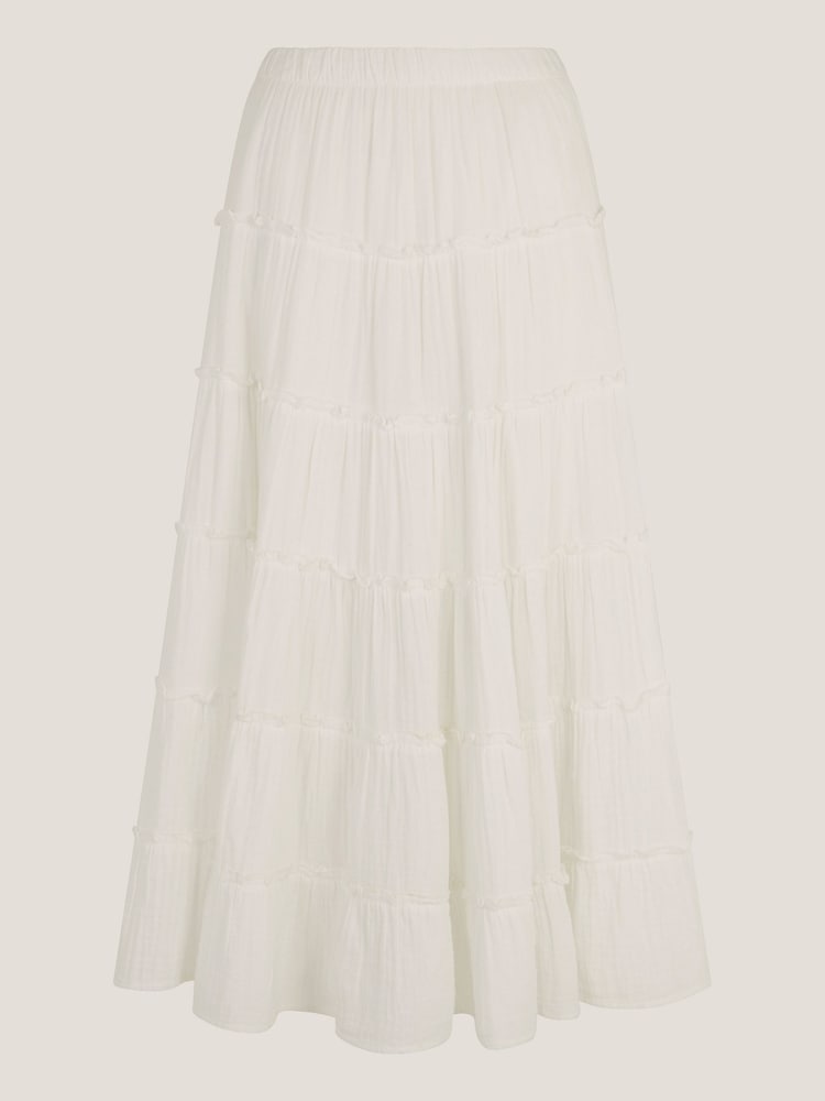 Monsoon Ginny Tiered Maxi Skirt - Imagem 6 de 6