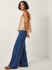 Monsoon Orange Ella Sleeveless Frill Top - Image 3 of 5