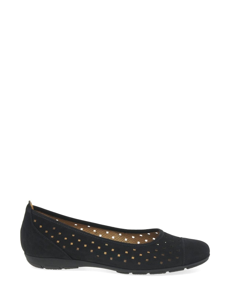 Gabor Ruffle Ballerina Style Shoes - Image 1 of 4 Gabor Ruffle Ballerina Style Shoes - Image 1 of 4