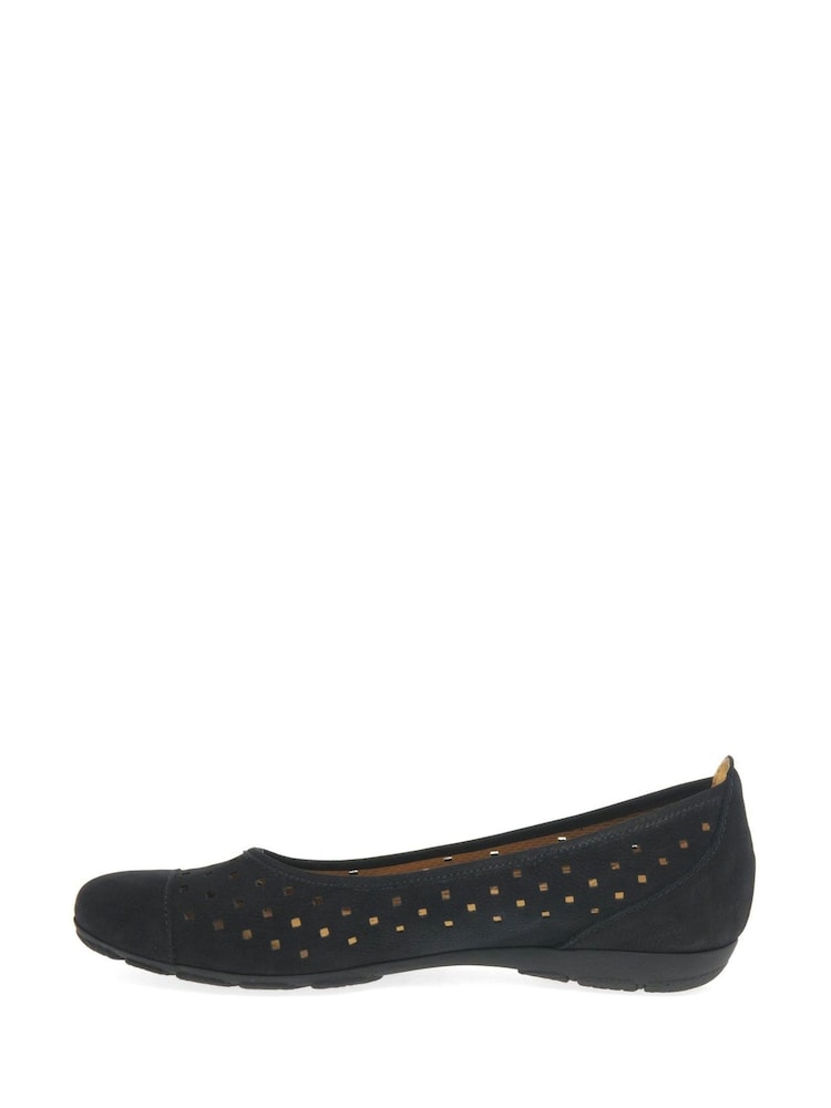 Gabor Ruffle Ballerina Style Shoes - Image 2 of 4 Gabor Ruffle Ballerina Style Shoes - Image 2 of 4