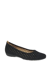 Gabor Ruffle Ballerina Style Shoes - Image 3 of 4
