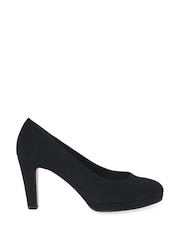 Gabor Splendid High Heeled Court Black Shoes - Image 1 of 5