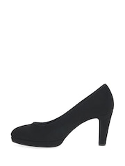 Gabor Splendid High Heeled Court Black Shoes - Image 2 of 5