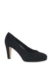 Gabor Splendid High Heeled Court Black Shoes - Image 3 of 5