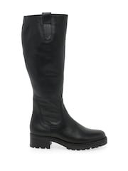 Gabor Sadberge Leather Knee Black High Boots - Image 1 of 5
