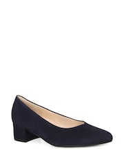 Gabor Dixie Low Heeled Suede Court Shoes - Image 3 of 5