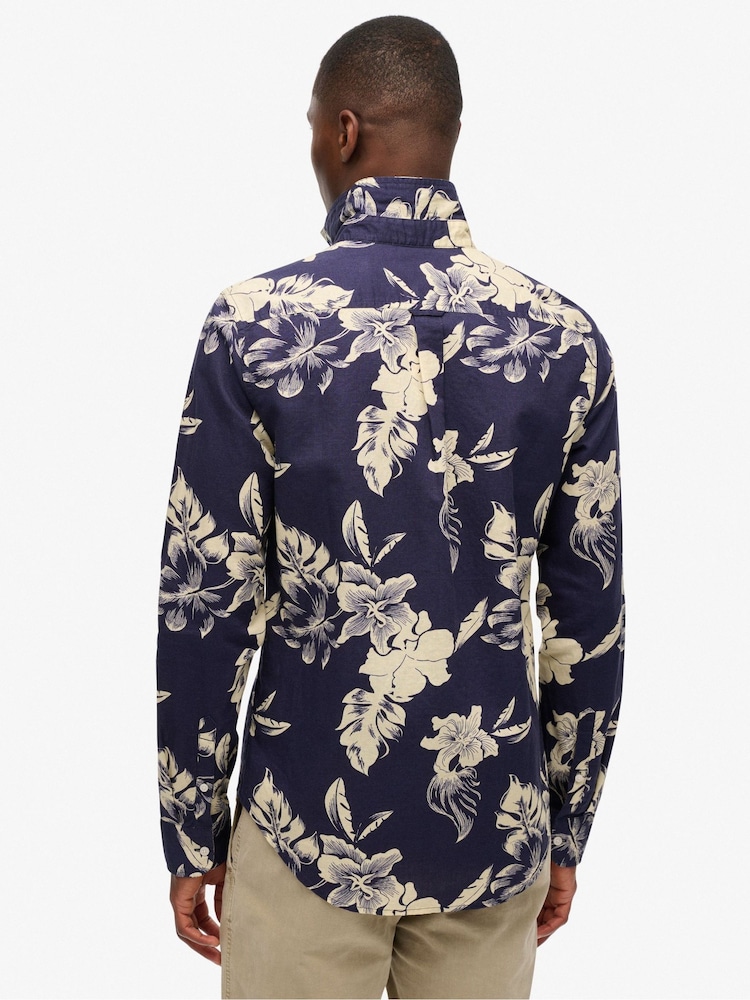 Camisa de praia de manga comprida Superdry - Imagem 2 de 4