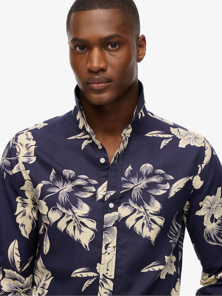 Camisa de praia de manga comprida Superdry - Imagem 4 de 4