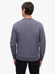 Superdry Purple Athletic Essentials Crew Sweat top - Image 2 of 6