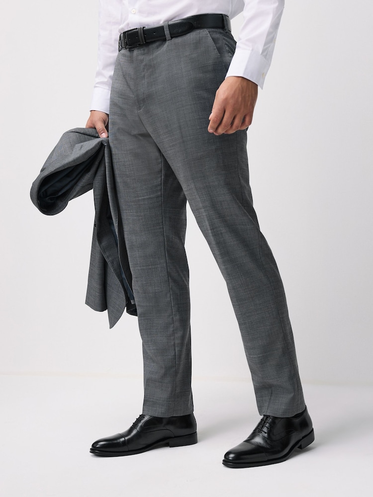 أسود - حذاء جلد أكسفورد محدد عند الأصابع - Image 2 of 6